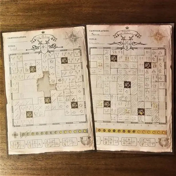 Example Cartographers Maps