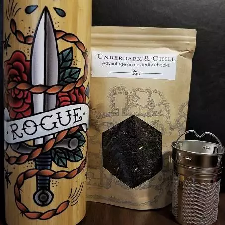D&Tea Underdark and Chill Rogue Rough and Tumbler