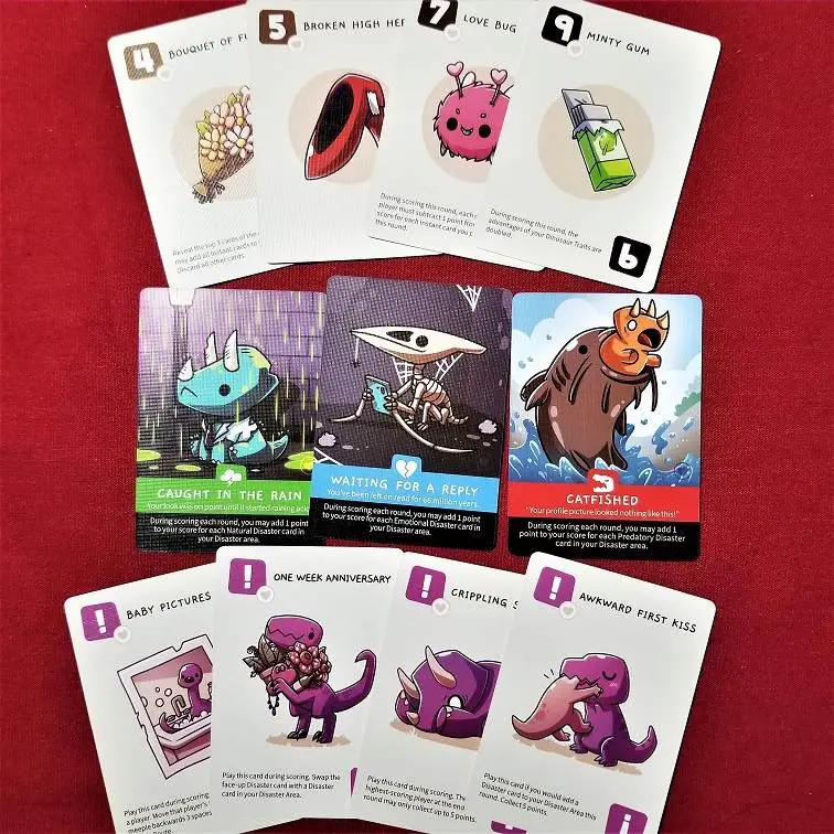 Happy Little Dinosaurs Dating Disasters Cards