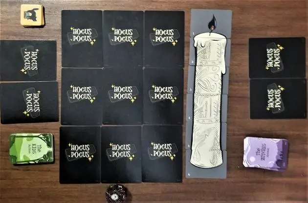 A photo of an example game setup
